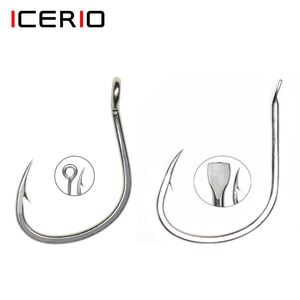 Fishing Hook Assortment - ICERIO 10PCS Anzóis de Pesca em