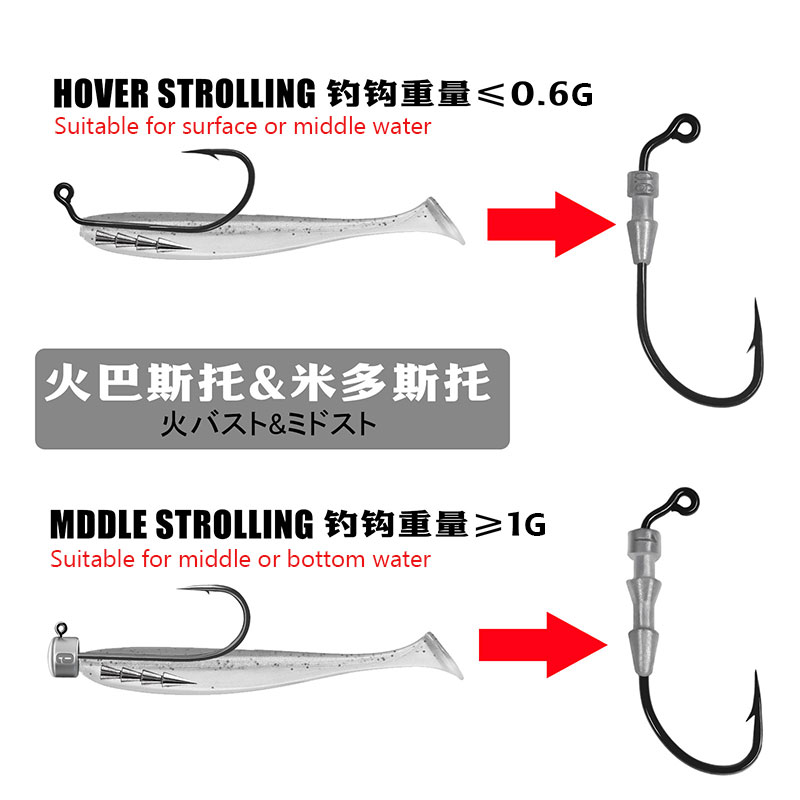 WODJYJ 10 peças de anzóis de p - Fishing Hook Assortment avaliação e preço