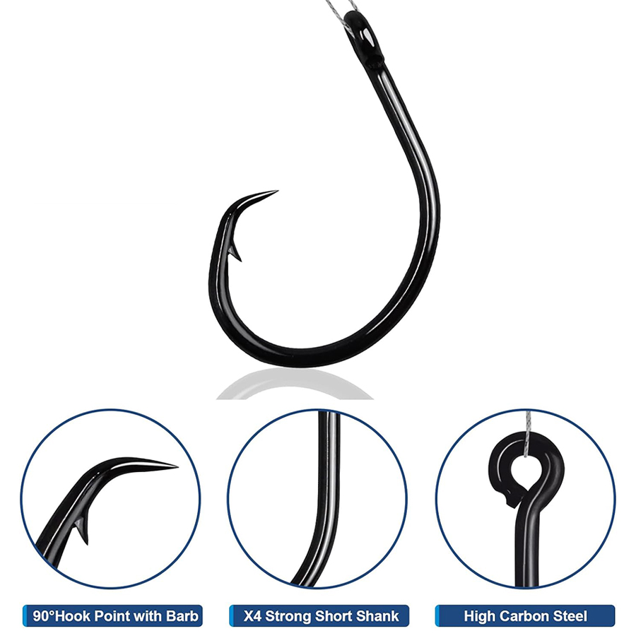Anzóis Circulares 3X Fortes pa - Fishing Hook Assortment avaliação e preço