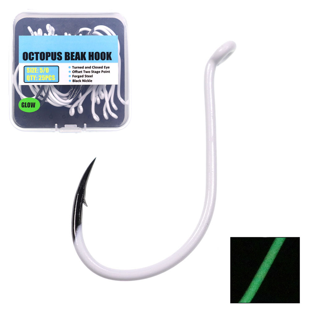 Luminous Octopus Beak Hook, Of - Fishing Hook Assortment avaliação e preço